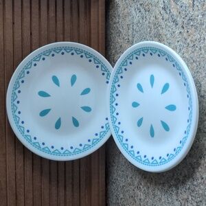 Corelle Santorini Sky Bread Dessert Plates Set of 3